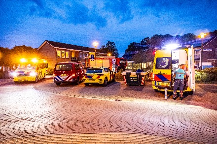 Vier personen naar het ziekenhuis na brand in woonzorgcentrum in Sleen — foto 6 van 9